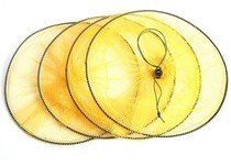 Three-layer small mesh 50cm fish net pocket small eye mesh nylon mesh steel wire soft circle folding net durable and durable