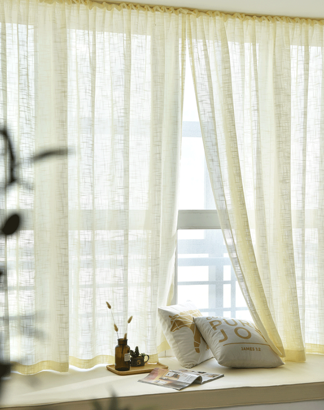 打造梦幻ins风居家,飘窗别忘了装纱帘