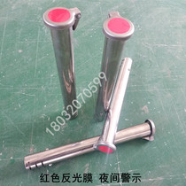 Substation pre-buried pile stainless steel skewer type fence mesh rod box variable pre-buried pile safety net Rod pre-buried pile