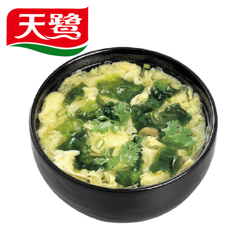 天鹭 紫菜蛋花汤即食蔬菜汤方便速食汤蛋花速溶鲜蔬汤10袋盒装产品展示图5