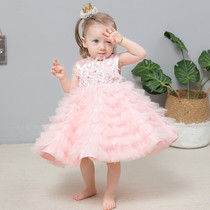 Catch Zhou dress girl baby princess dress tailor-made baby wedding dress flower girl dress tutu skirt