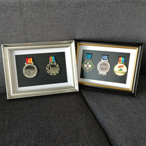 Medal frame marathon display frame hanging table storage box medal balance car Gold Medal hanger framed