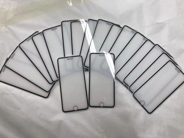 苹果iphone7钢化膜i8plus全屏覆盖i6splus防摔玻璃防尘隐形膜通用_7折