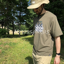 Japanese line HH men and women couples heavy cotton dry loose round neck quick-drying anti-odor t-shirt short sleeve