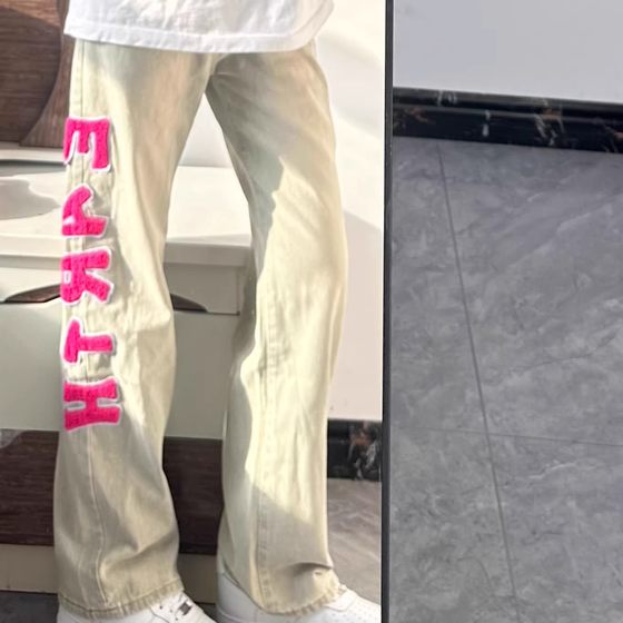 American high street yellow mud embroidered jeans boys spring and autumn ins fashion brand handsome loose straight casual trousers
American high street yellow mud embroidered jeans boys spring and autumn ins fashion brand handsome loose straight casual trousers