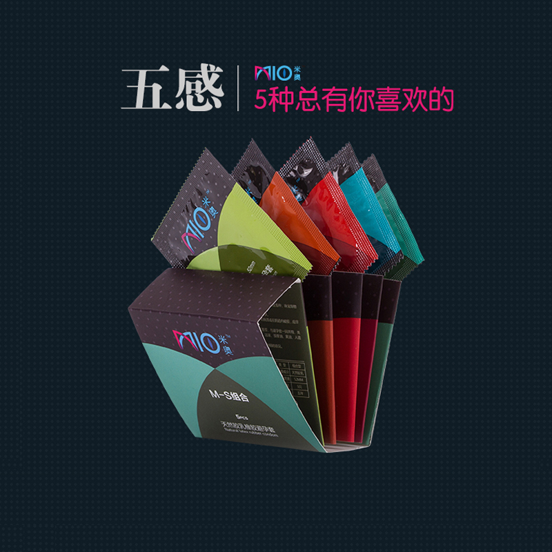 MIO米奥安全套颗粒g点套套螺纹避孕套浮点保险套17只组合装情趣型产品展示图2