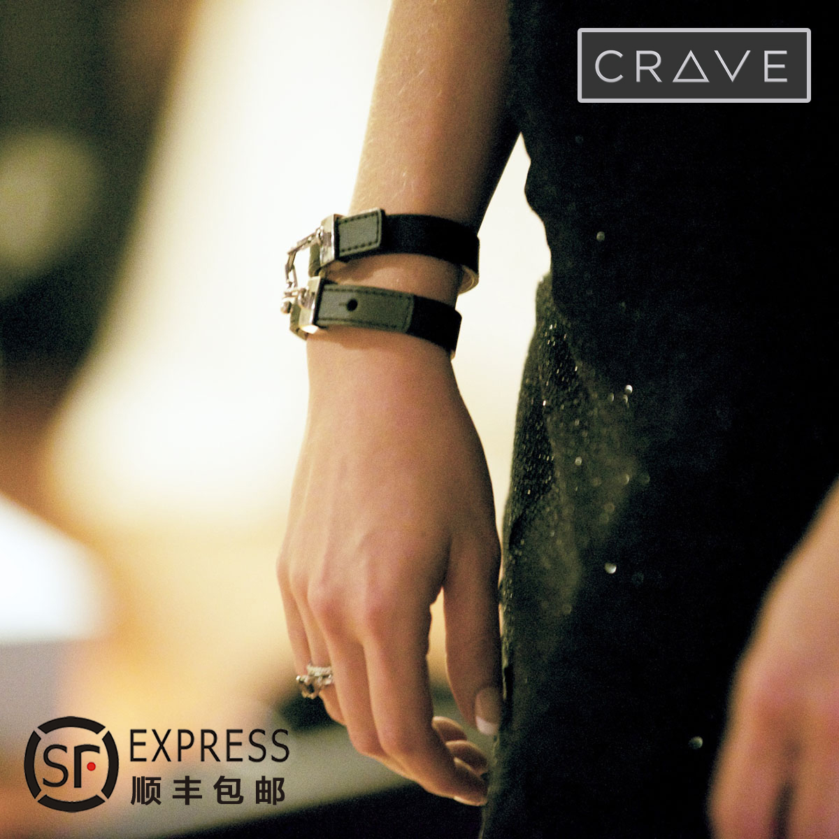 craveleathercuffs手镯手铐情趣五十度灰韩舞sm情趣内衣秀雅真皮蹈图片