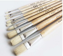 The Champs Elysees Pig Mane Oil Paintbrush 579 long Hand Painted Propylene Paintbrush Flat Head Oil Paintbrush pen Shedhall paintbrush