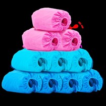 100 disposable thick shoe cover non-woven shoe cover foot cover home cloth plastic student Indoor