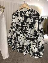 Brand discount Withdrawal Womens Tail Stock Clear Barn Method Retro Printed Lantern Cuff Harnesses Two Sets Shirts Women Summer