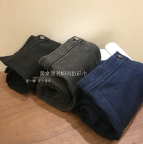 No one cant without its factory Big burst single padded high-waisted denim leggings autumn and winter women