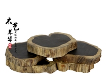 Ebony wood carving purple sandalwood wood base mahogany decoration solid wood fish tank vase purple sand pot coaster special offer