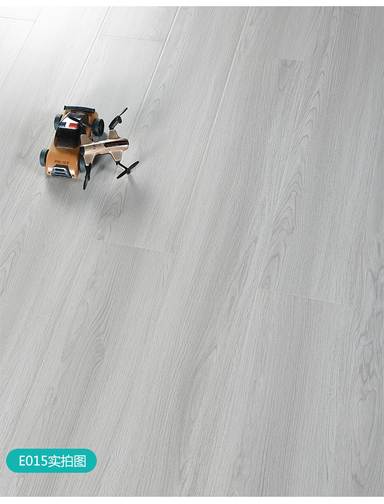 适用强化复合木地板家用灰色耐磨防水大自然环保地暖地板包安装12