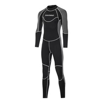 Large size 3mm one-piece wetsuit mens professional diving sunscreen surf suit mens snorkeling cold wetsuit warm