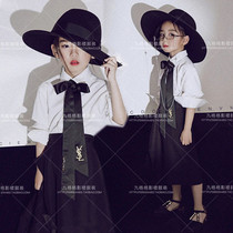 2020 new childrens photography theme clothing personality photo girl Art baby light day simple tide children