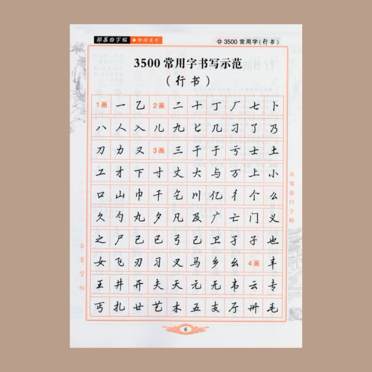 钢笔行书临摹字帖 行书练习 3500常用字钢笔字帖行书_7折现价11