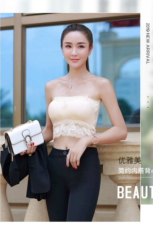 Sling ren của phụ nữ ren tính khí tự tu luyện chuyên nghiệp mặc bên trong áo sơ mi đáy quần sexy đầu ống cộng với size áo vest - Áo ba lỗ