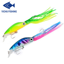 14CM Luya bait squid with must lure bait 44G horse mouth bionic simulation prawn octopus bait squid bait