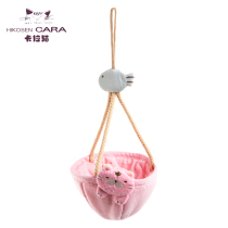 HIKOSEN carabat carabatsu imported cute cat mini hanging basket hanging bag bag bag pendant