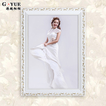 European solid wood photo frame creative wall hanging 7 16 20 24 inch wedding photos wash photos plus with printing table custom