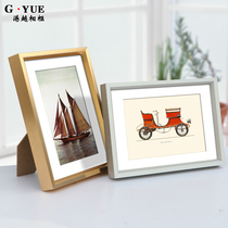 Aluminum alloy simple photo childrens table photo frame Sketch frame A4A3 hanging wall 4k8 open photo frame hanging wall customization