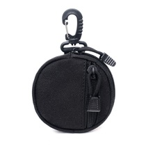 Men and women outdoor multi-function tactical key bag coin wallet waterproof storage earphone bag EDC hanging bag riding bag