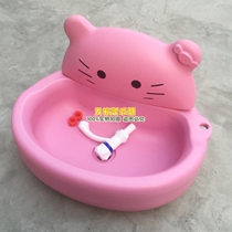Kindergarten baby special hand washing basin children plastic cartoon animal small size children color stage Basin