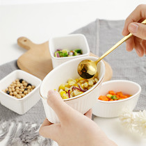 Nordic ceramic Soufflé baking bowl Net red pudding cup Household baking mold oven baking cup steamed cake dessert bowl