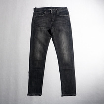 Good pants a pair of autumn charcoal black mens elastic cotton jeans slim straight feet business casual trousers tide