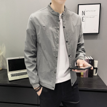 Tide Card Spring Autumn Season 2022 new men sashimi jacket Han version Trend handsome and thin style Casual Jacket