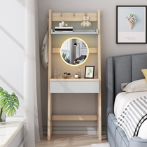 Dressing table Net red ins Wind light luxury modern simple small apartment bedroom bedside table Italian desk dressing table