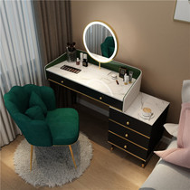 Dressing table bedroom modern simple small apartment Nordic light luxury Net red ins Wind makeup table storage cabinet one