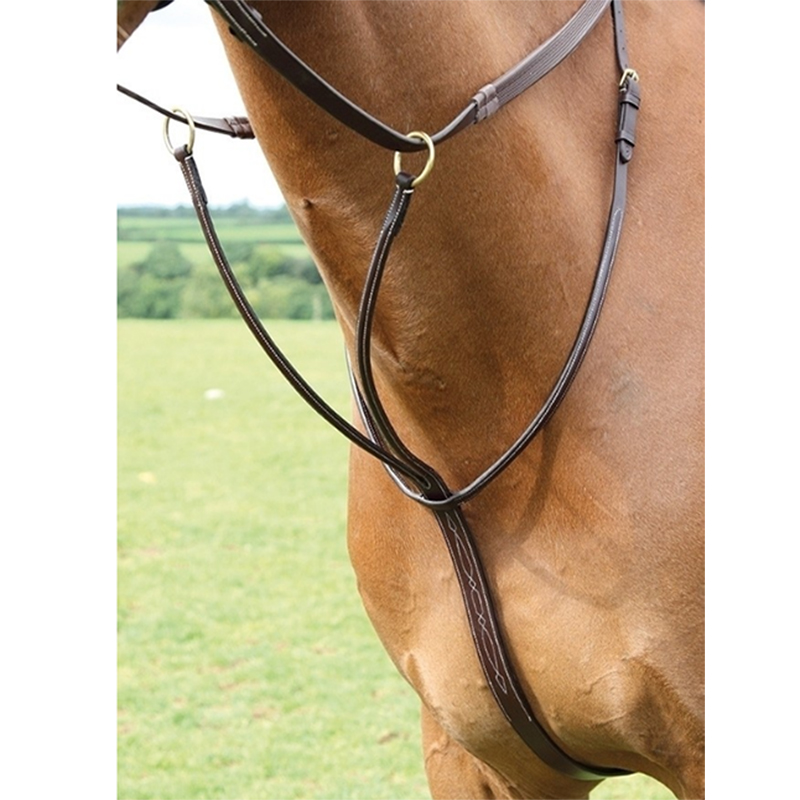 British SHIRES British Standard Head Leather Cowhide Equestrian Head Down Leather Black Brown Rocky Harness 8214015