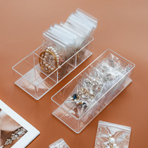 First Decoration Case Anti-Oxidation Earrings Ear Nail Necklace Hand Hair Ornament Containing Box Transparent Pvc Jewellery Containing deviner