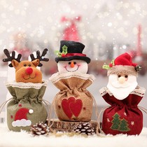 Christmas Eve Snowman Apple Bag Gift Apple Box Packaging Box Small Gift Christmas Decoration Doll Candy Bag