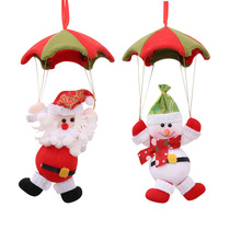 Christmas decorations skydiving mini old man snowman Christmas parachute shopping mall shop decoration Christmas supplies hanging ornaments