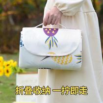 Outdoor Picnic Mat Picnic Mat Autumn Spring Tours Photo & Waterproof Cloth Mat Thickened Lawn Mat Folded Hand Moisture Cushion Subs