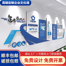 Corporate photo wall Office company culture wall Team image wall design and production acrylic decorative wall