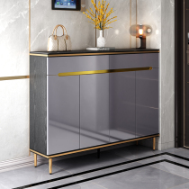 New 2020 Burst Shoes Cabinet Home Doorway Genguan Cabinet Brief Modern Light and luxurious entrance to the living room leaning against the wall