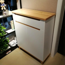 Nordic Style Shoe Cabinet Doorway Minimalist Modern Large Capacity Door Hall Cabinet Suxuan Cabinet Solid Wood Lockers Contained