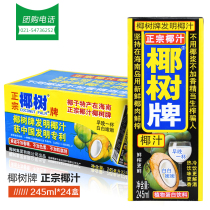 Coconut brand coconut coconut milk 245ml * 24 boxes of vegetable protein beverage fruity juice packaging Jiangsu Zhejiang Shanghai and Anhui