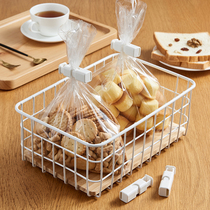 Japan Imported Bread Closure Clip Food Moisture-proof Divine Instrumental Toast Plastic Bag Sealed Zero Food Preservation Bag Clips