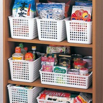 Japan imported plastic storage basket kitchen storage basket desktop debris storage box drawer type finishing basket
