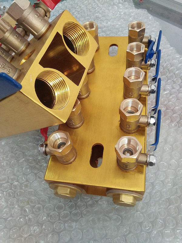 注塑机双排分水排 分流器 模具冷却水排 双排3.5.6.8 10.12位水排