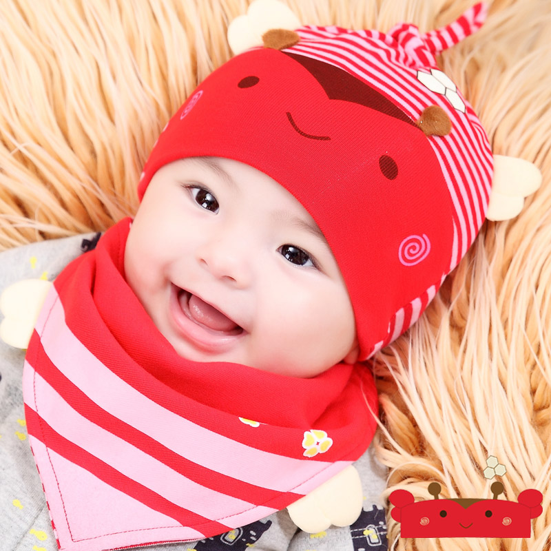 婴儿帽子0-3-6-12个月秋冬天新生儿帽子婴幼儿胎帽男女宝宝帽子产品展示图2