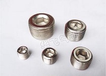 Pneumatic components (plug head cap stuffed head iron nickel) iron hexagon socket Plug 1 minute 2 minutes 3 minutes 4 minutes 6 minutes 1 inch