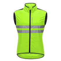 Summer outdoor sports men and women running vest vests at night mountain bike riding suit without sleeves