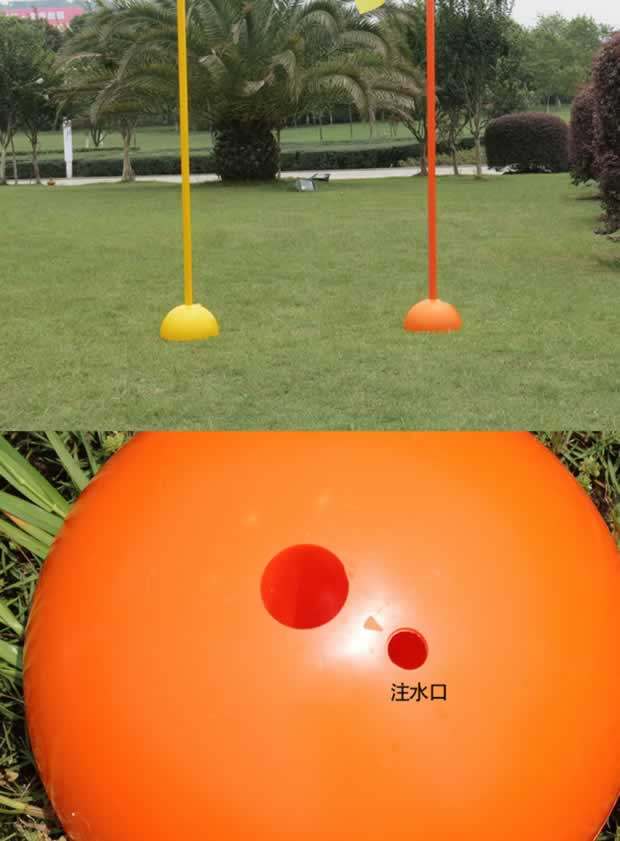 足球训练器材 训练绕杆 注水角旗 标志杆 障碍物 篮球训练障碍杆