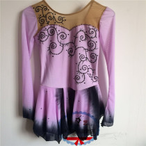 New figure skating suit competition dress performance dress skating dress Purple Dream series foreign trade goods