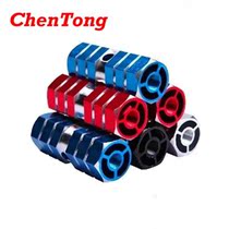 Aluminum alloy bazooka dead fly bicycle Rear wheel foot pedal Universal step rod pedal put foot stand foot step